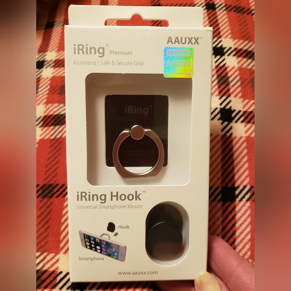 iRing kickstand/safe & secure grip